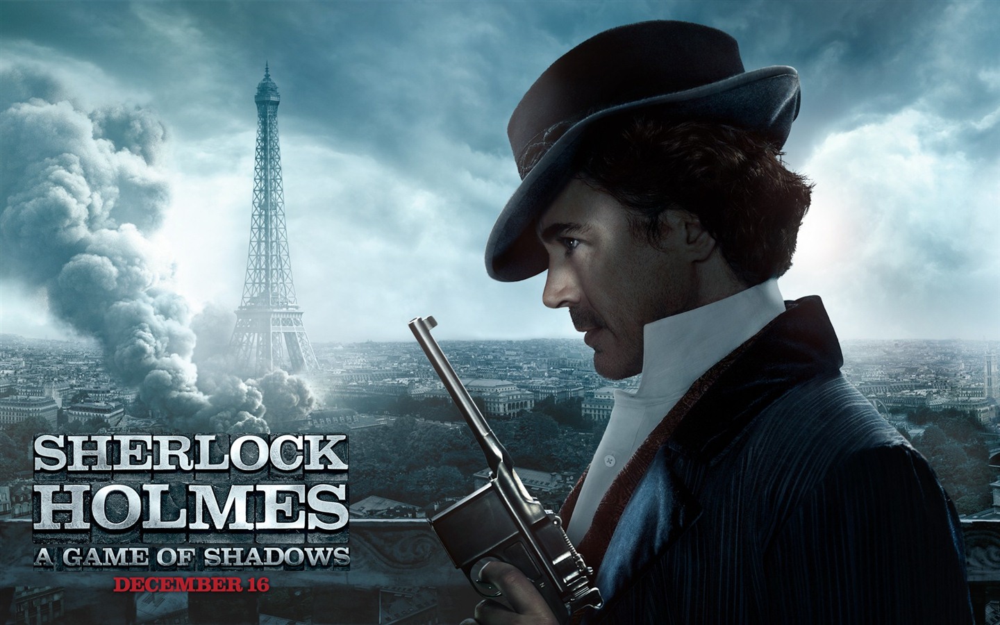Sherlock Holmes: un jeu de fonds d'écran HD Ombres #6 - 1440x900