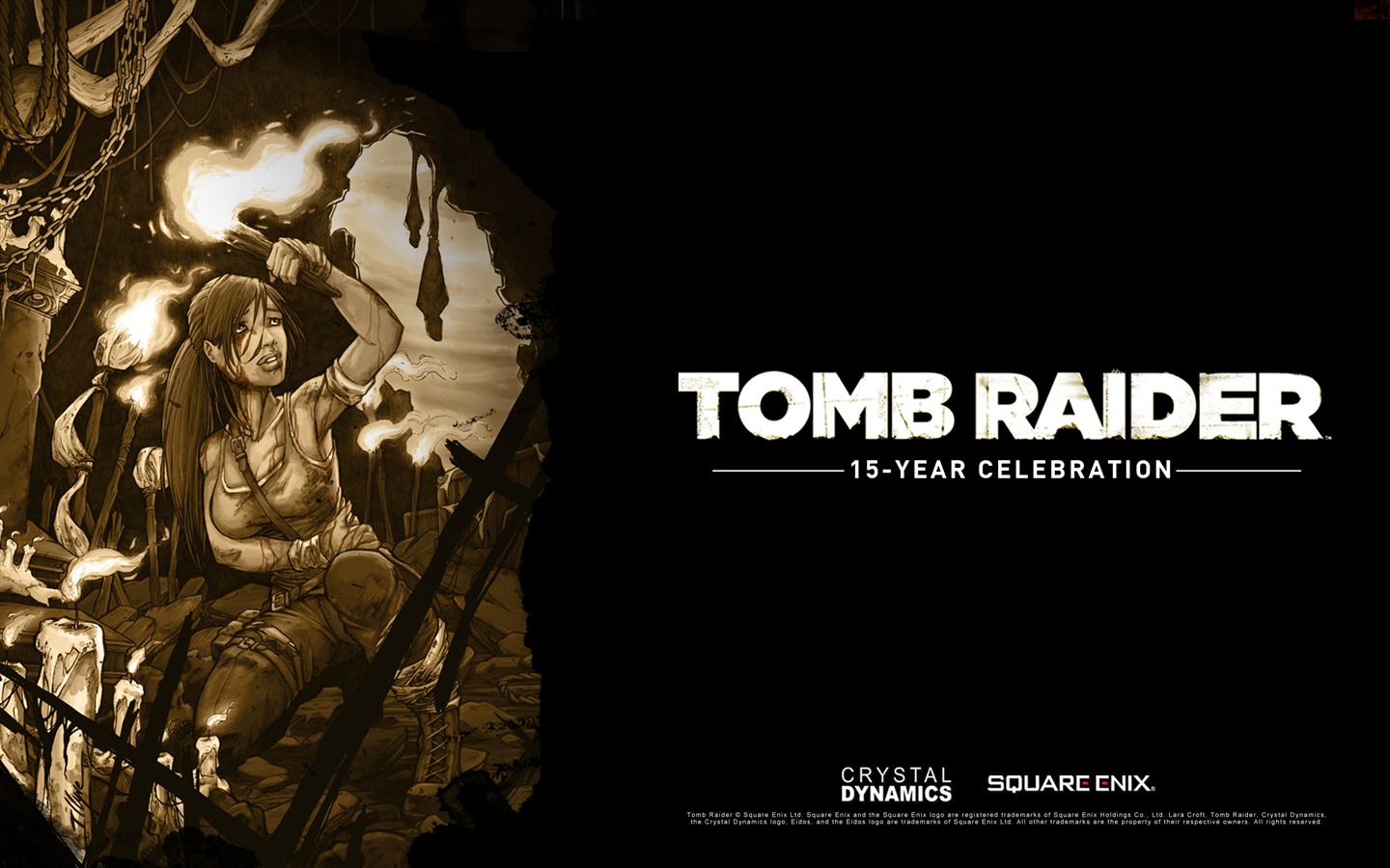 Tomb Raider 15-Year Celebration 古墓丽影15周年纪念版 高清壁纸6 - 1440x900