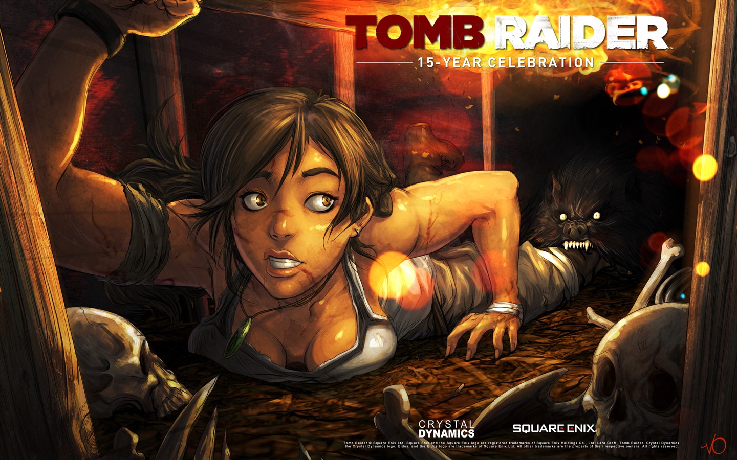 Tomb Raider 15-Year Celebration 古墓丽影15周年纪念版 高清壁纸10 - 1440x900