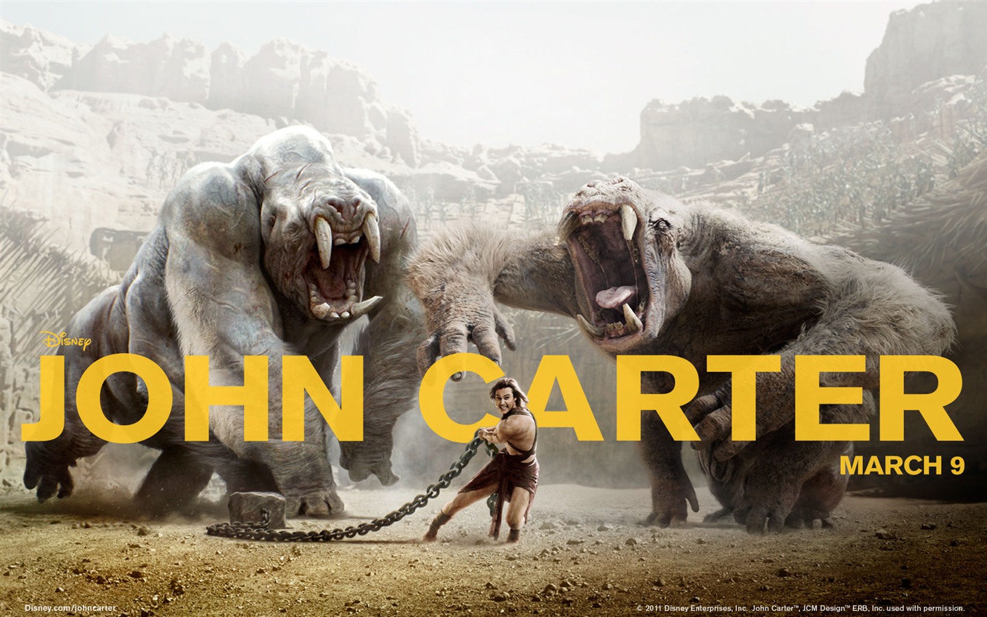 2012 fonds d'écran HD John Carter #1 - 1440x900