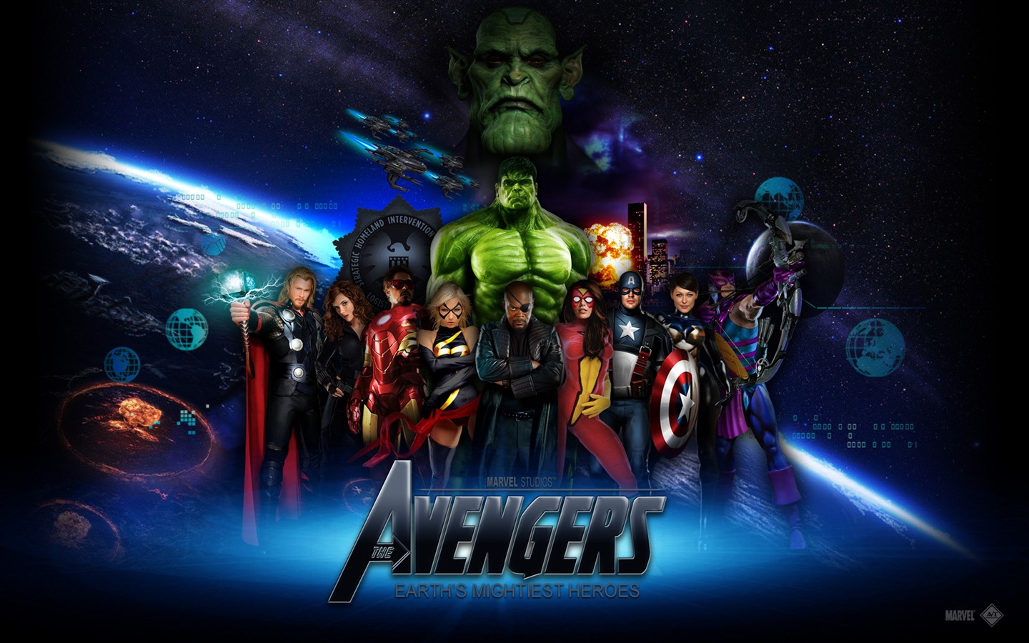 The Avengers 2012 复仇者联盟2012 高清壁纸12 - 1440x900