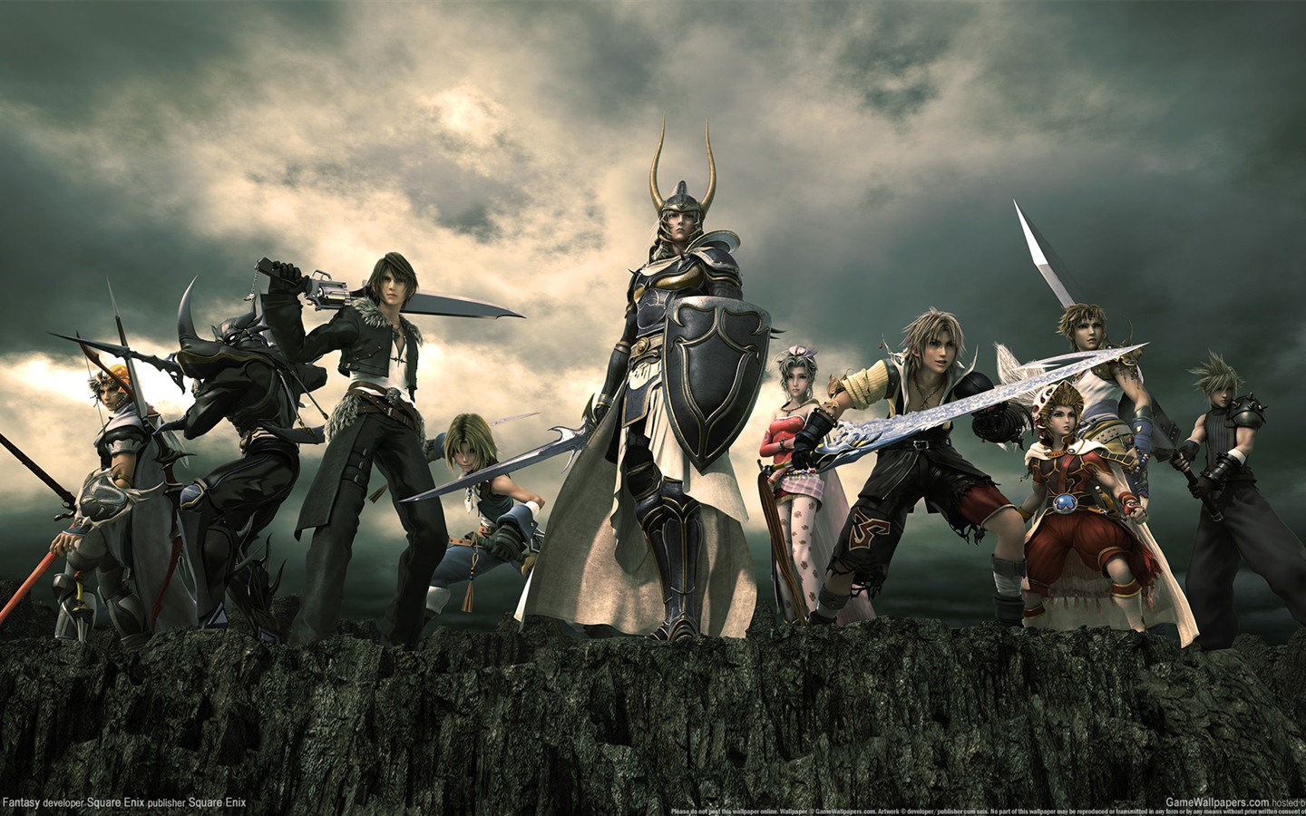 Dissidia 012: Duodecim Final Fantasy HD fondos de pantalla #13 - 1440x900