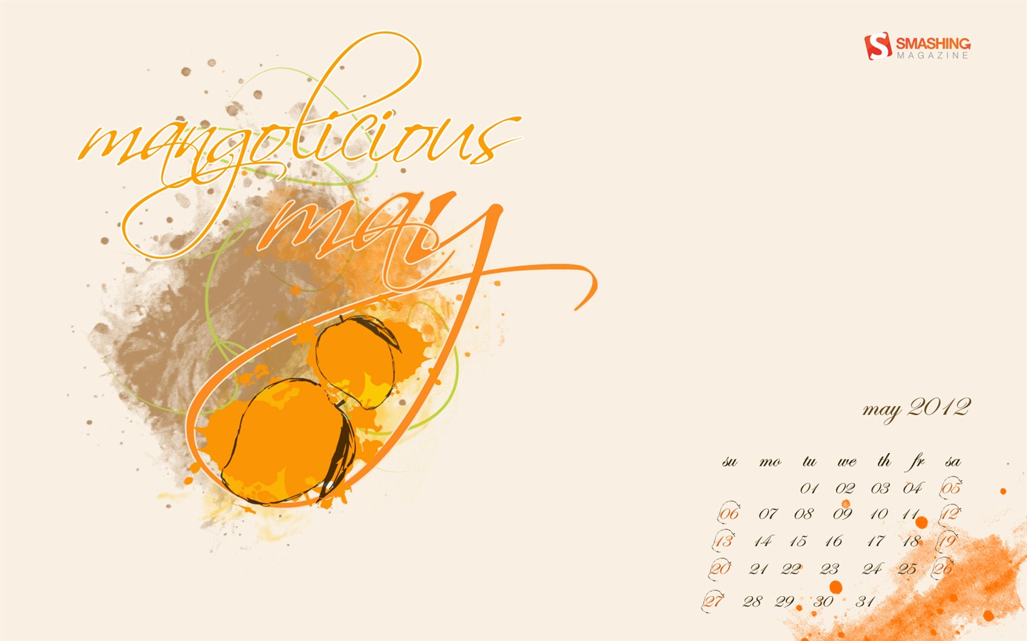2012年5月 月曆壁紙(二) #4 - 1440x900