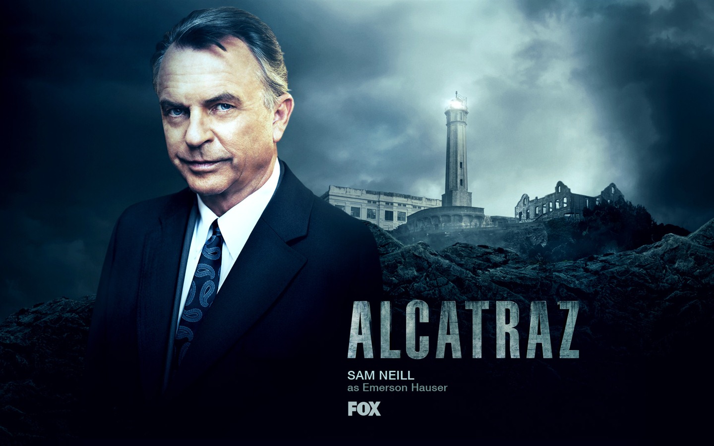 Sam Neill in Alcatraz TV HD wallpaper - 1440x900