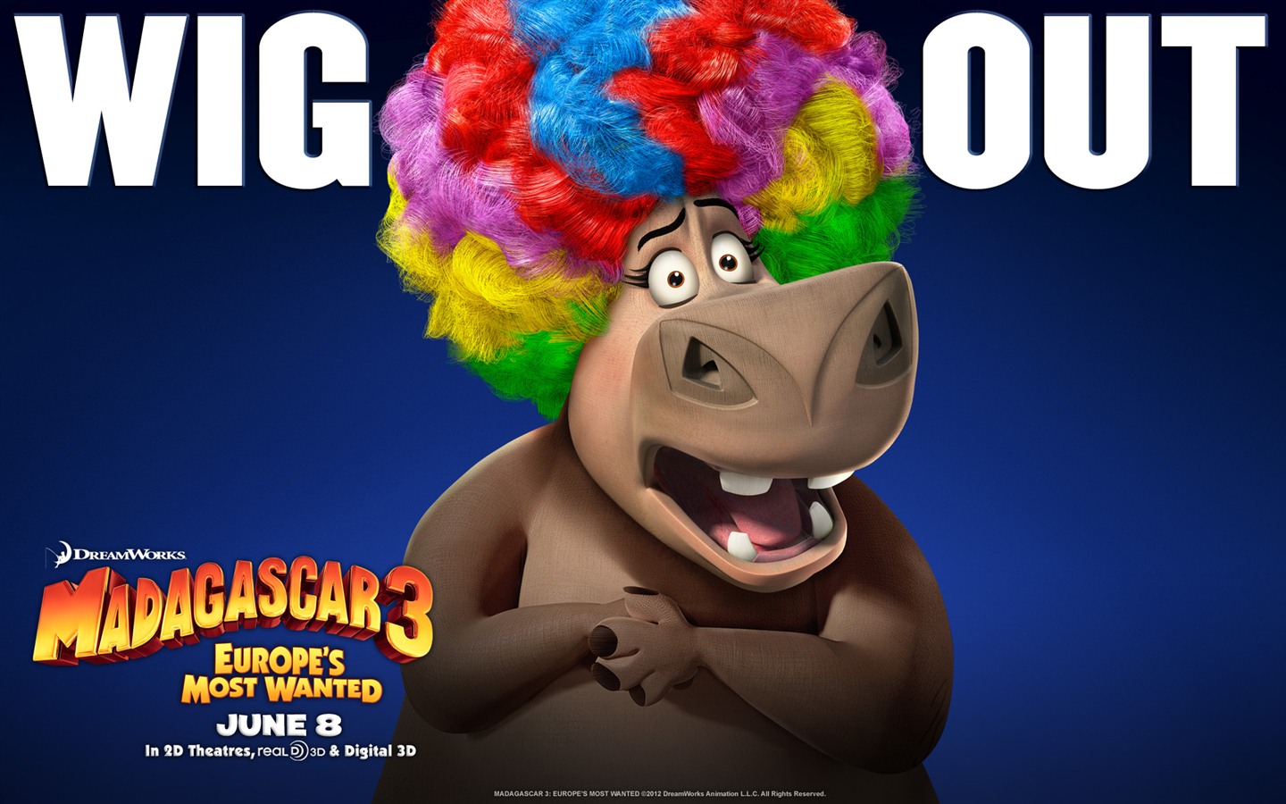 Madagascar 3: Europe's Most Wanted 馬達加斯加3：歐洲大圍捕 高清壁紙 #12 - 1440x900