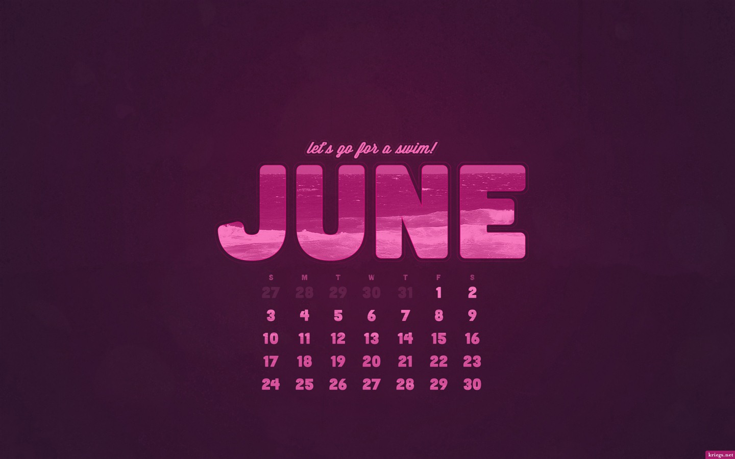 June 2012 Calendar wallpapers (1) #3 - 1440x900