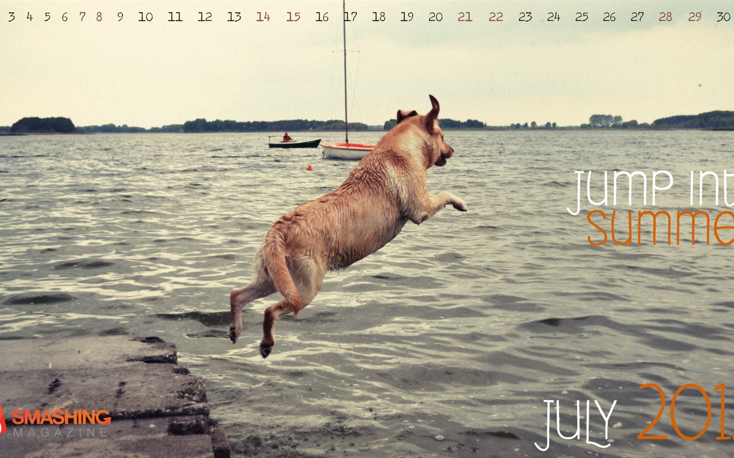 Července 2012 Kalendář Tapety na plochu (1) #20 - 1440x900