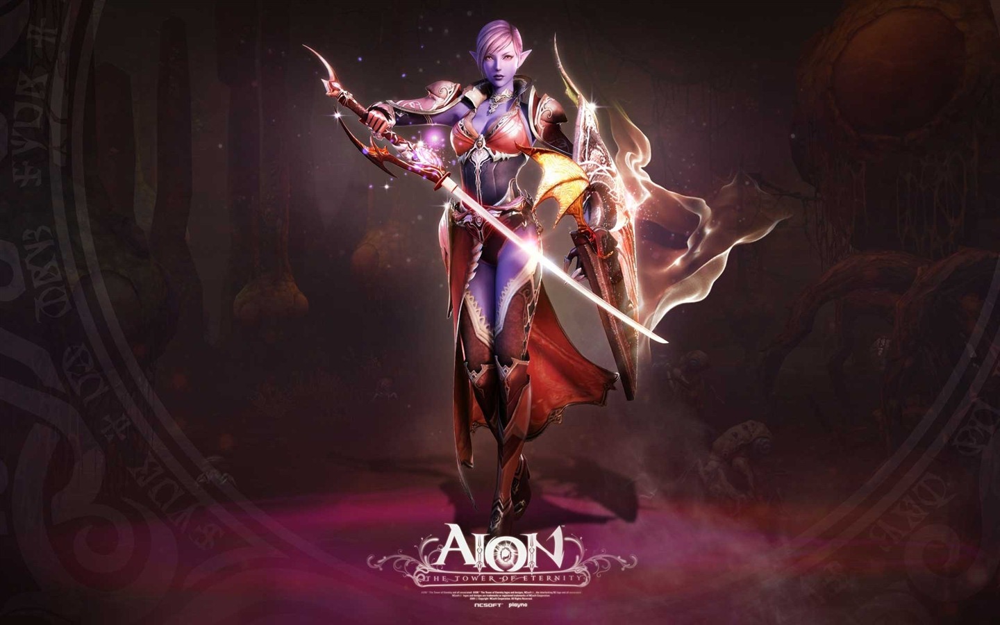 Aion 永恆之塔漂亮的女孩 高清壁紙(二) #7 - 1440x900