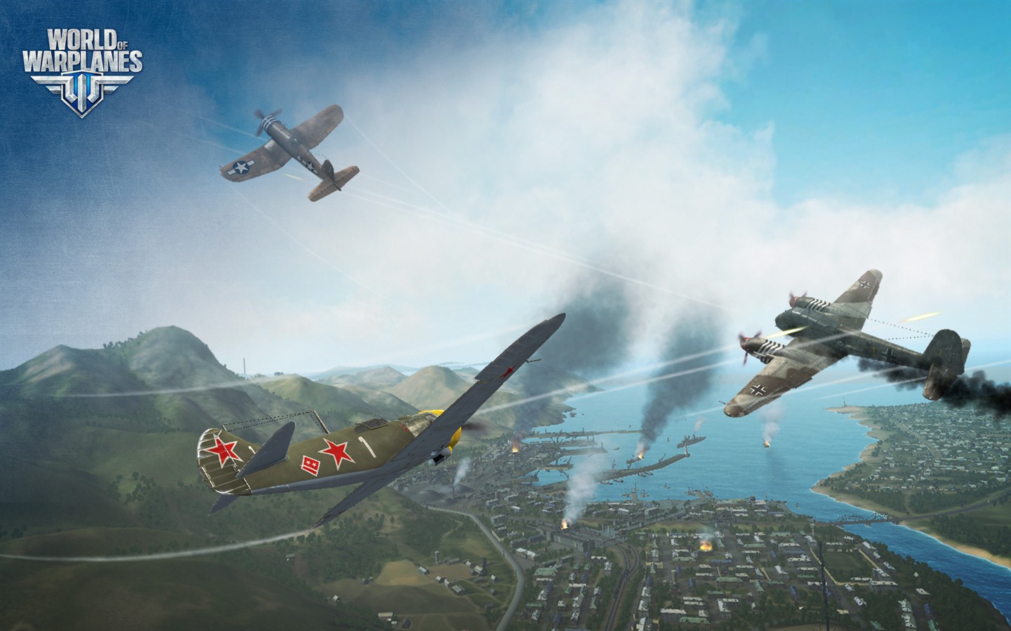 World of Warplanes 戰機世界 遊戲壁紙 #1 - 1440x900