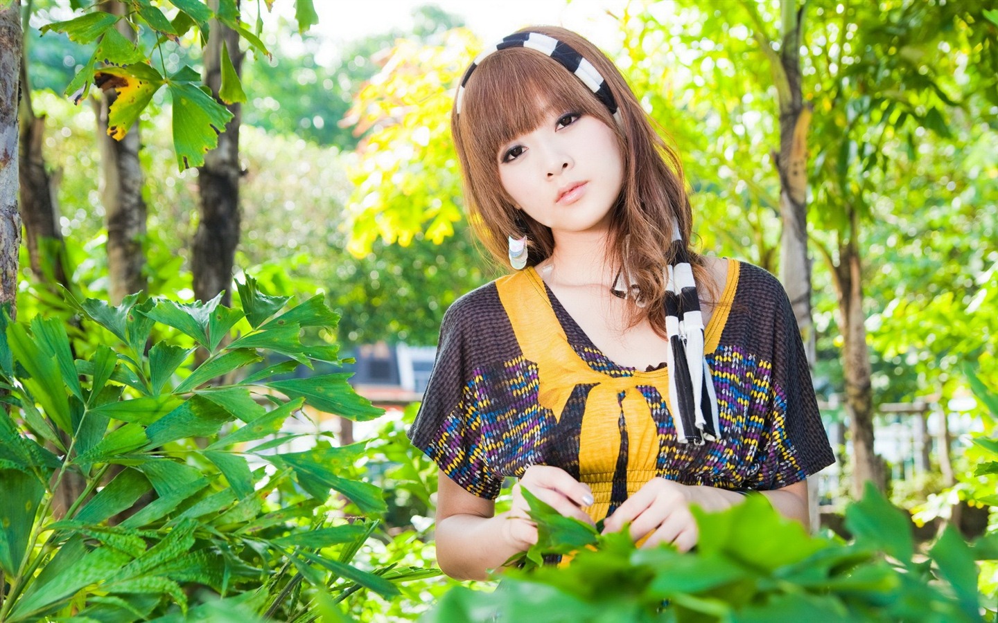 Tchaj-wan ovoce dívka krásné Tapety na plochu (11) #1 - 1440x900