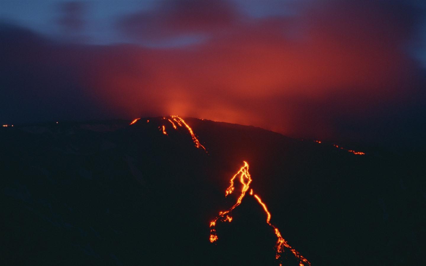 壮大な風景の壁紙の火山噴火 #5 - 1440x900
