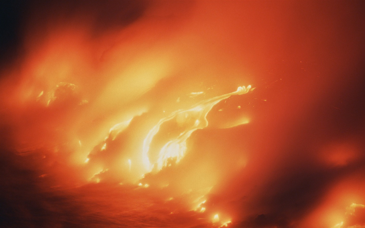 壮大な風景の壁紙の火山噴火 #19 - 1440x900