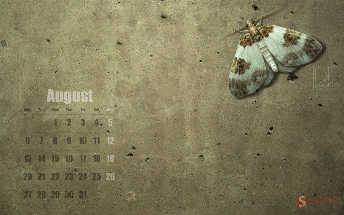 2012年8月 月历壁纸(一)19 - 1440x900