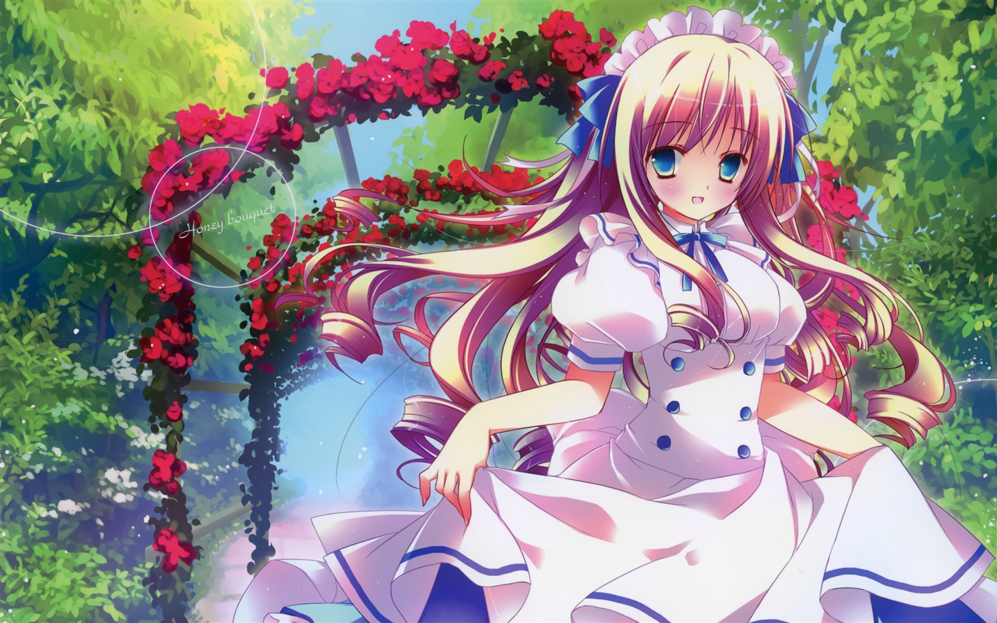 Krásné dívky anime HD Tapety na plochu (1) #4 - 1440x900