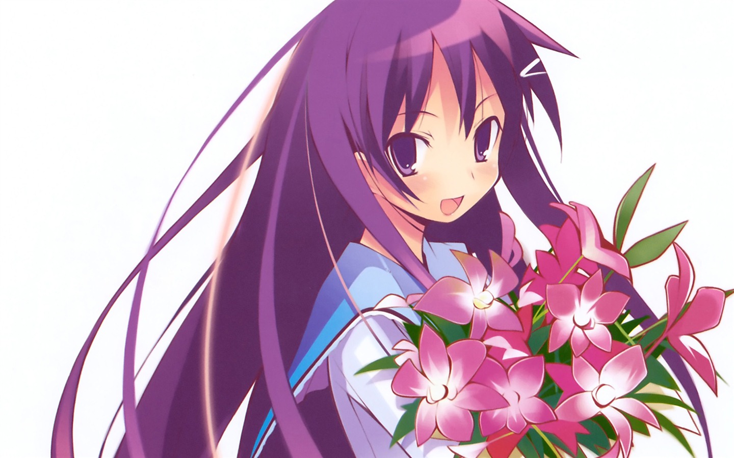 Krásné dívky anime HD Tapety na plochu (2) #3 - 1440x900