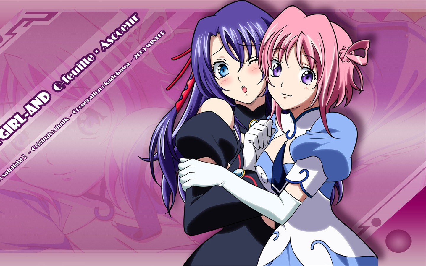 Krásné dívky anime HD Tapety na plochu (2) #9 - 1440x900
