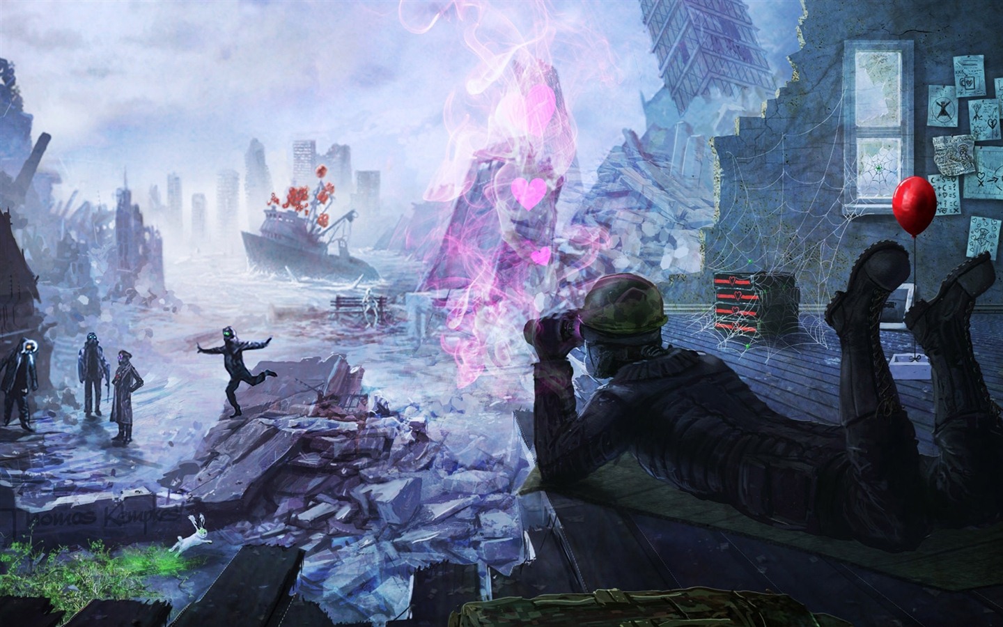 Romantically Apocalyptic 浪漫的世界末日 創意繪畫壁紙(二) #13 - 1440x900