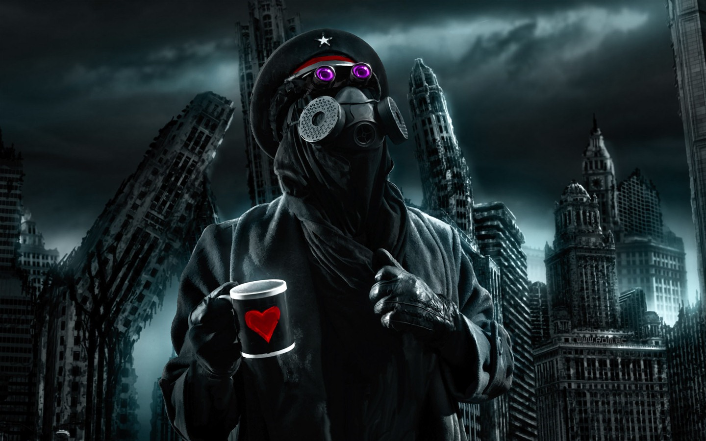 Romantically Apocalyptic 浪漫的世界末日 創意繪畫壁紙(二) #15 - 1440x900