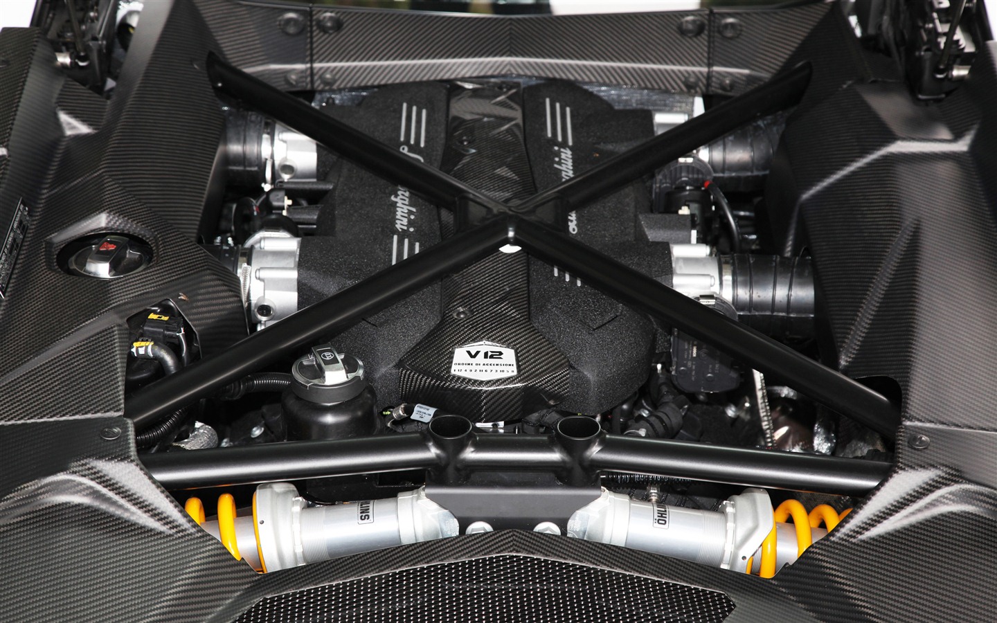 2012 Lamborghini Aventador LP700-4 蘭博基尼高清壁紙 #16 - 1440x900