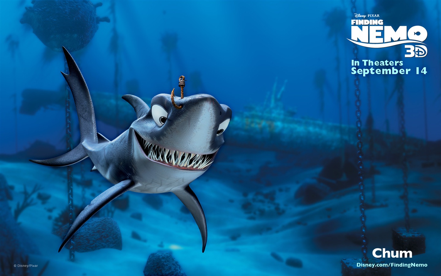 Le Monde de Nemo 3D 2012 fonds d'écran HD #5 - 1440x900