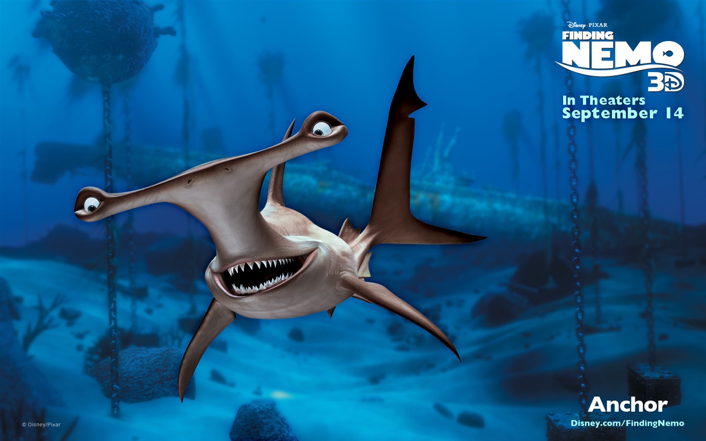 Le Monde de Nemo 3D 2012 fonds d'écran HD #9 - 1440x900