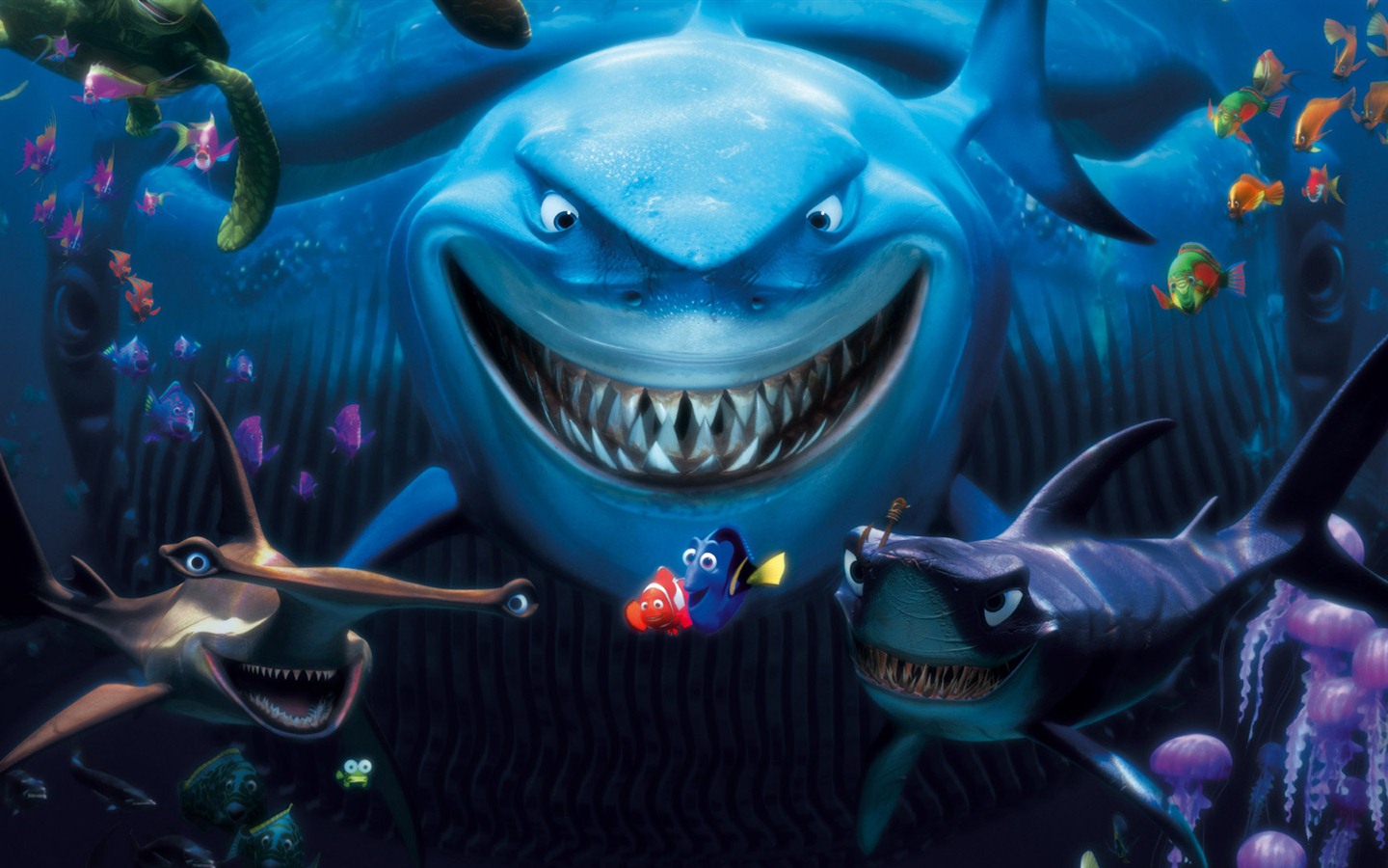 Le Monde de Nemo 3D 2012 fonds d'écran HD #15 - 1440x900