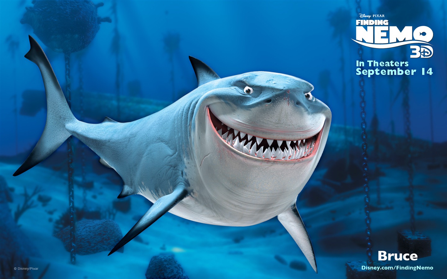 Le Monde de Nemo 3D 2012 fonds d'écran HD #22 - 1440x900