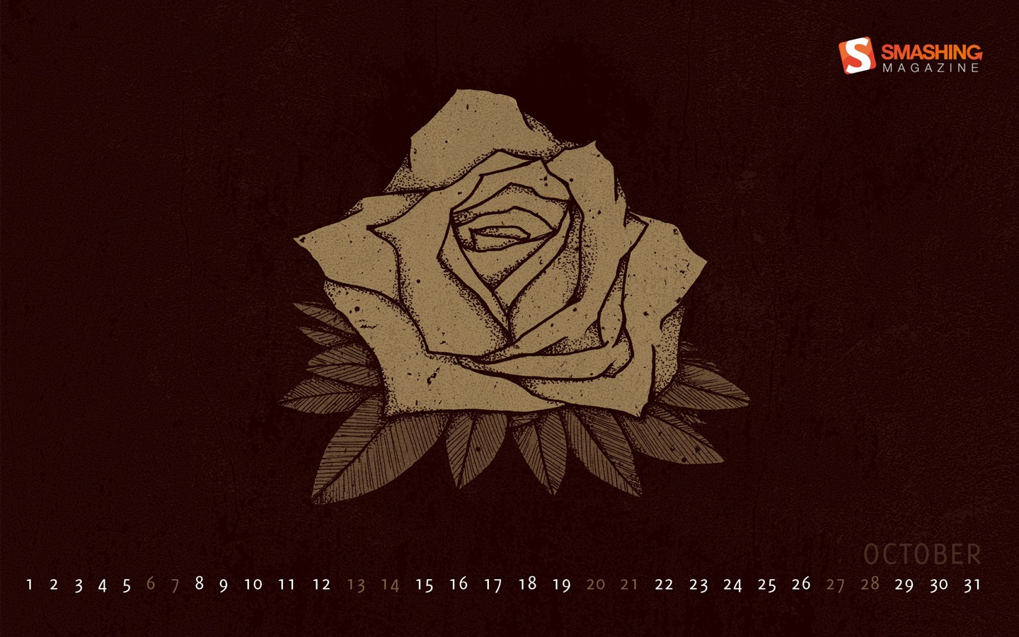 Oktober 2012 Kalender Wallpaper (2) #5 - 1440x900
