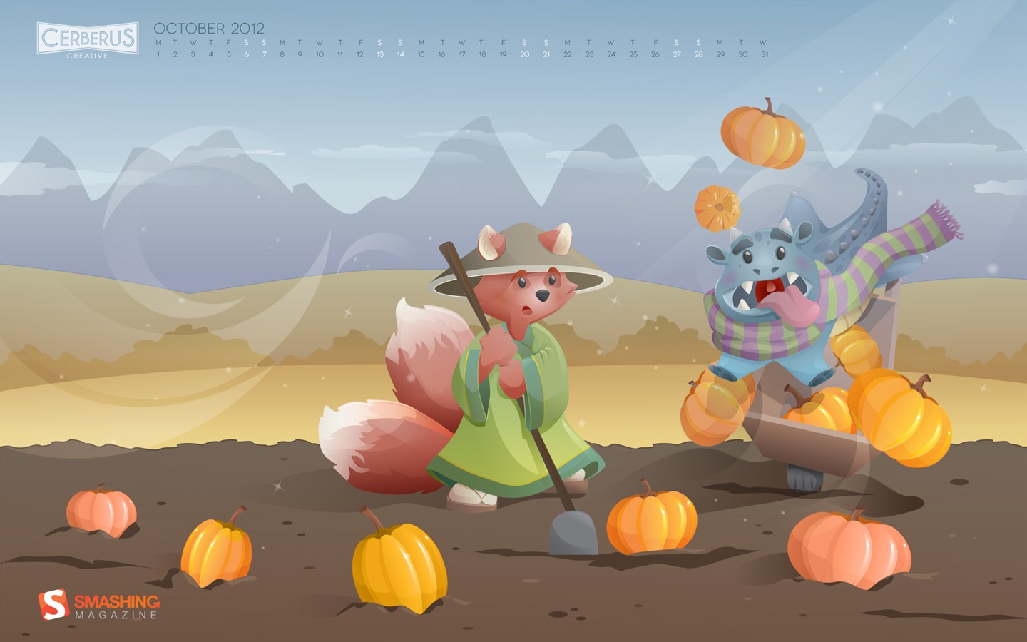 Oktober 2012 Kalender Wallpaper (2) #13 - 1440x900