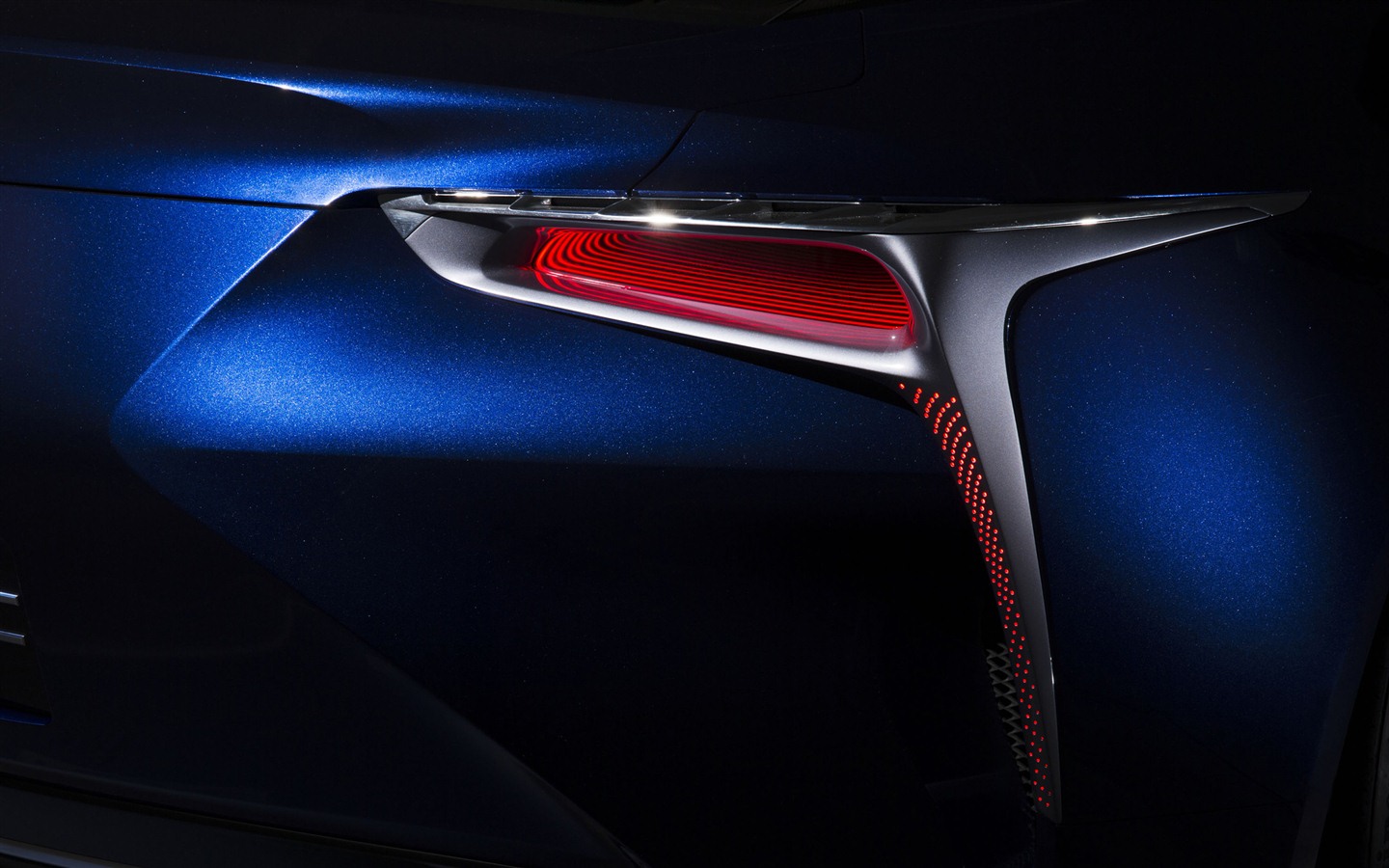 2012 Lexus LF-LC Blue concept 雷克薩斯 藍色概念車 高清壁紙 #13 - 1440x900