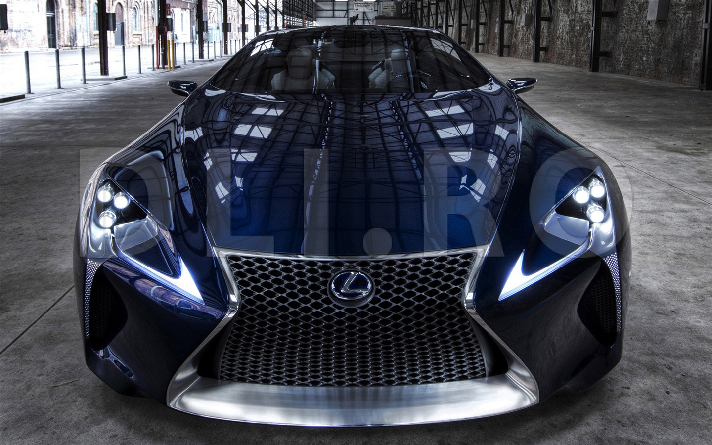 2012 Lexus LF-LC azul concepto HD fondos de pantalla #15 - 1440x900