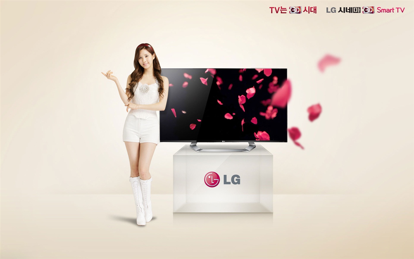 Girls Generation ACE y endosos LG anuncios fondos de pantalla HD #16 - 1440x900
