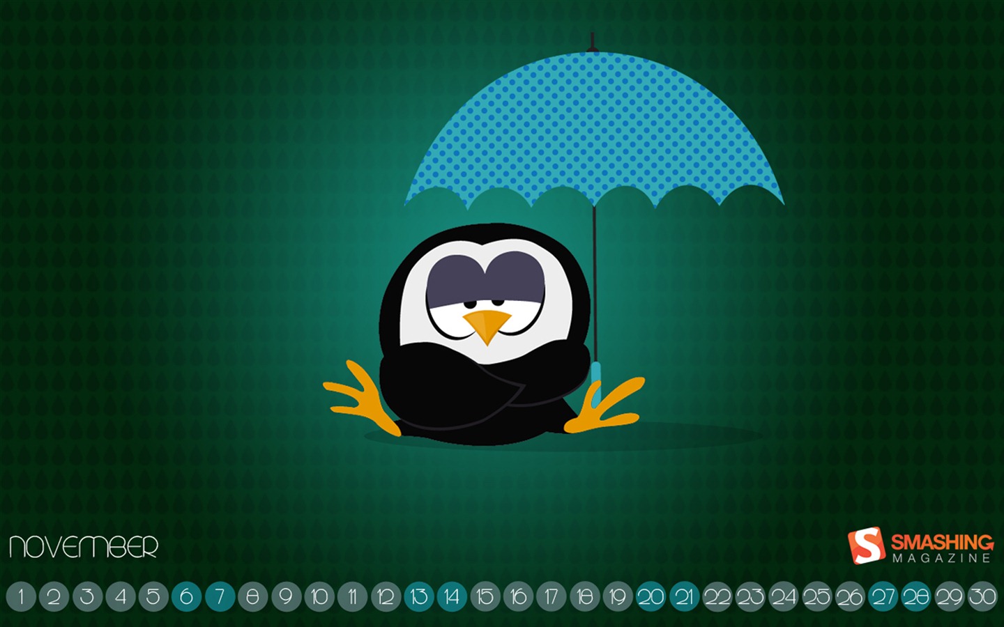November 2012 Calendar wallpaper (2) #5 - 1440x900