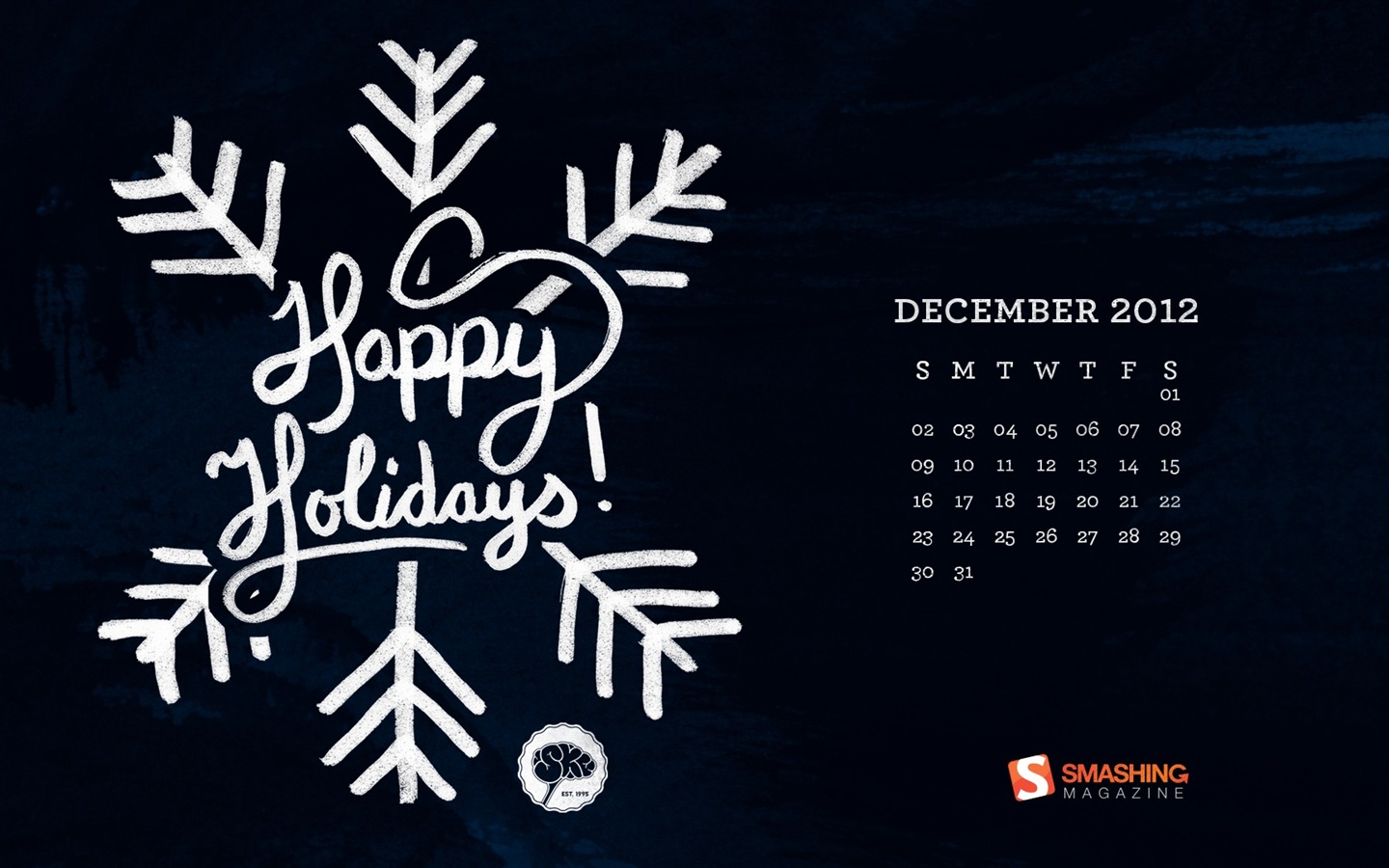 Dezember 2012 Kalender Wallpaper (2) #2 - 1440x900