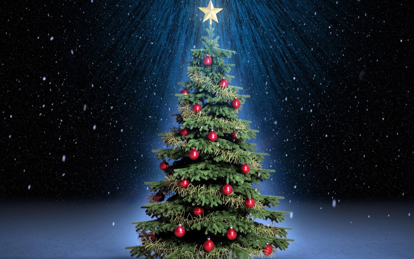 메리 크리스마스 HD 벽지는 특집 #6 - 1440x900