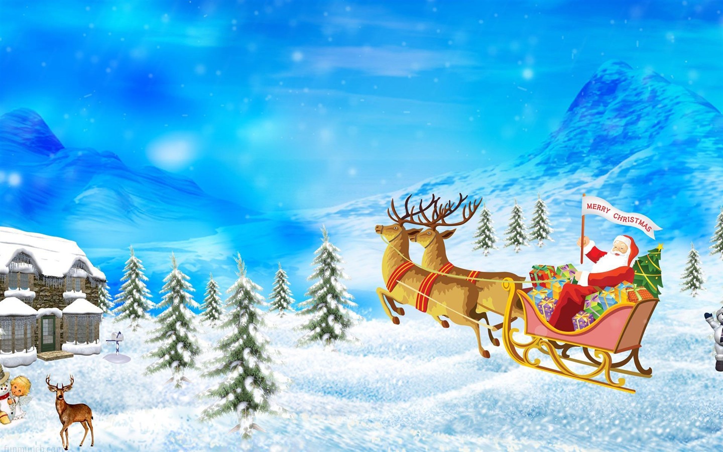 Merry Christmas HD Wallpaper Featured #19 - 1440x900