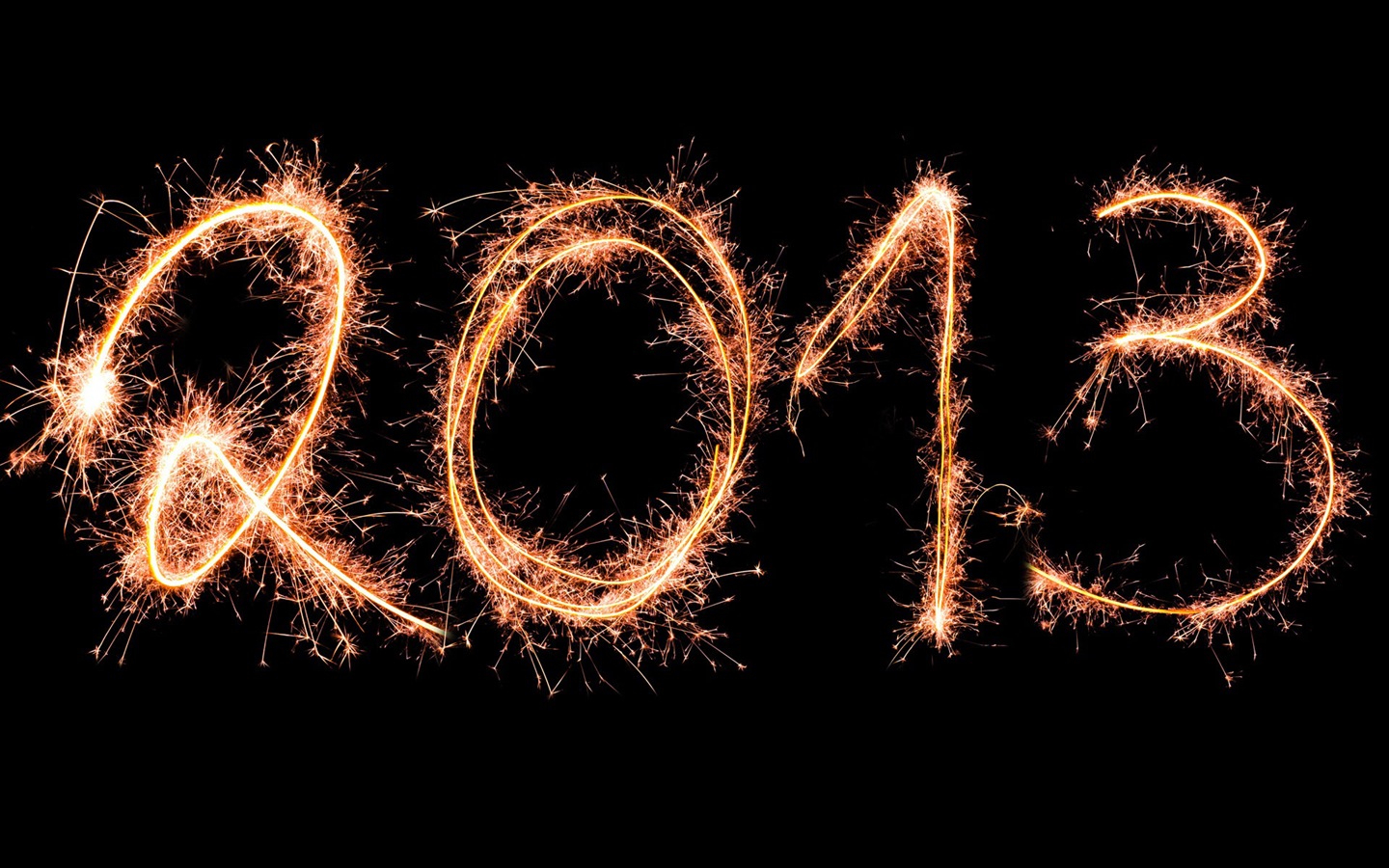 2013 Šťastný Nový Rok HD Tapety na plochu #9 - 1440x900