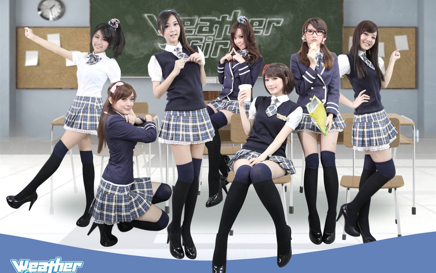 Weather Girls 天氣女孩 高清壁紙 #29 - 1440x900