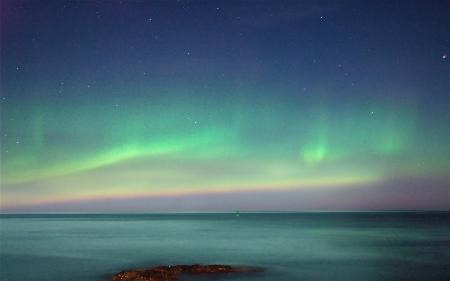 Merveilles naturelles du Nord Fond d'écran HD Lumières (2) #8 - 1440x900