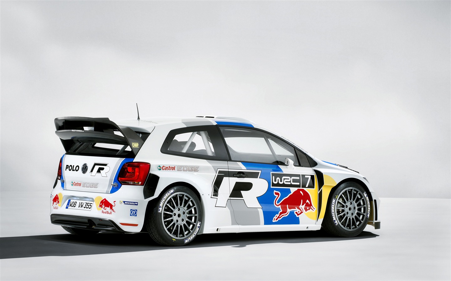 2013 폭스 바겐 폴로 R WRC HD 배경 화면 #3 - 1440x900
