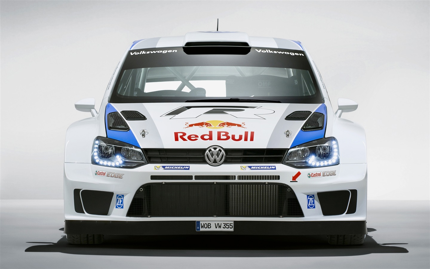 2013 폭스 바겐 폴로 R WRC HD 배경 화면 #4 - 1440x900