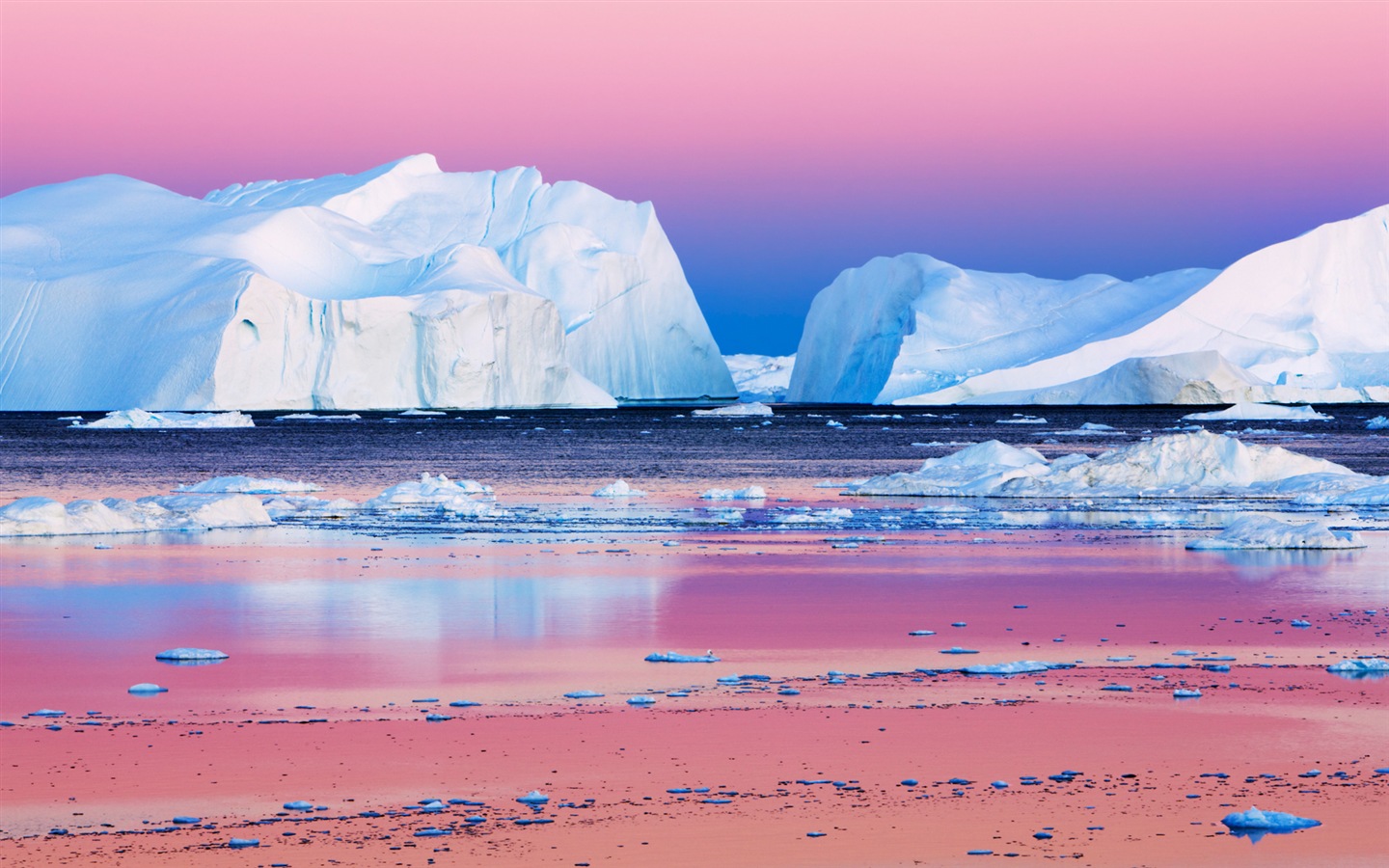 Windowsの8壁紙：北極、自然生態系の風景、北極の動物たち #7 - 1440x900