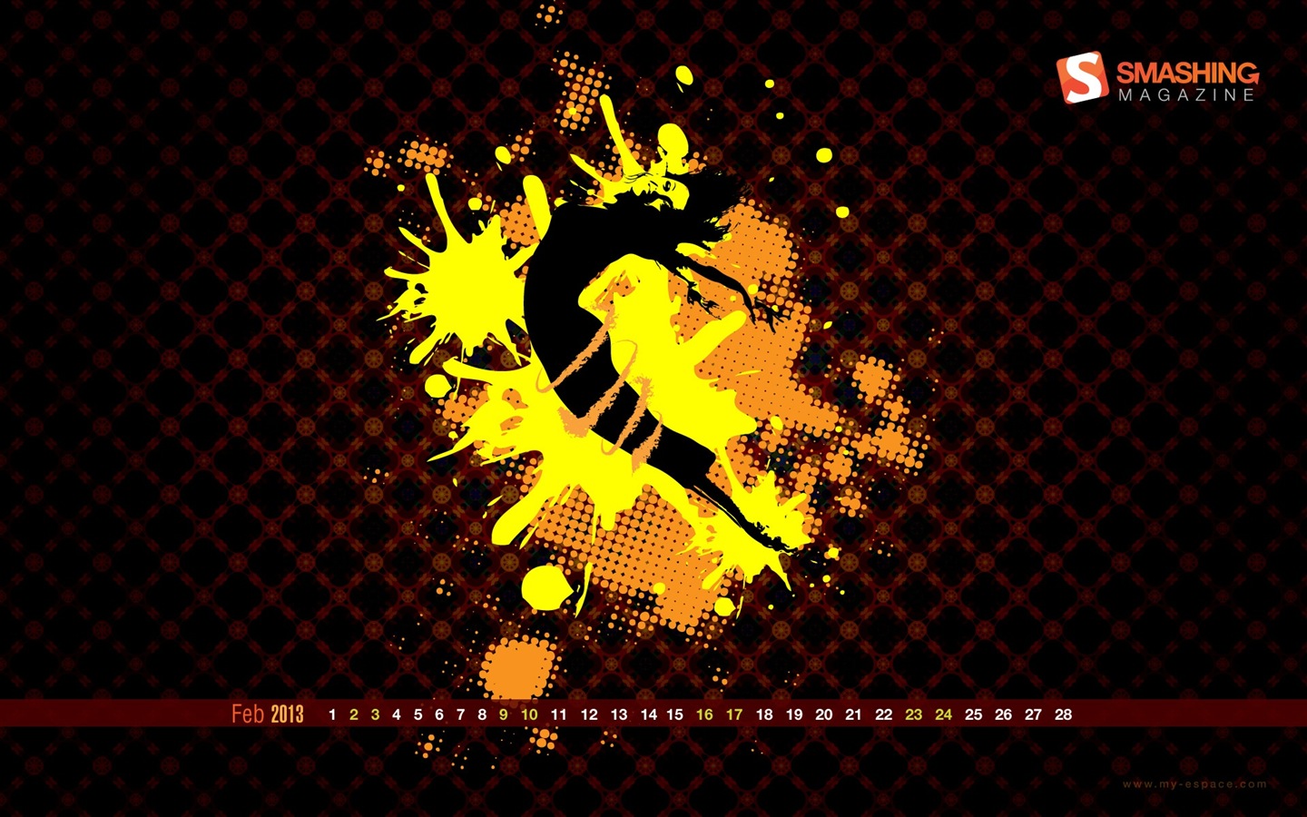 February 2013 Calendar wallpaper (1) #11 - 1440x900