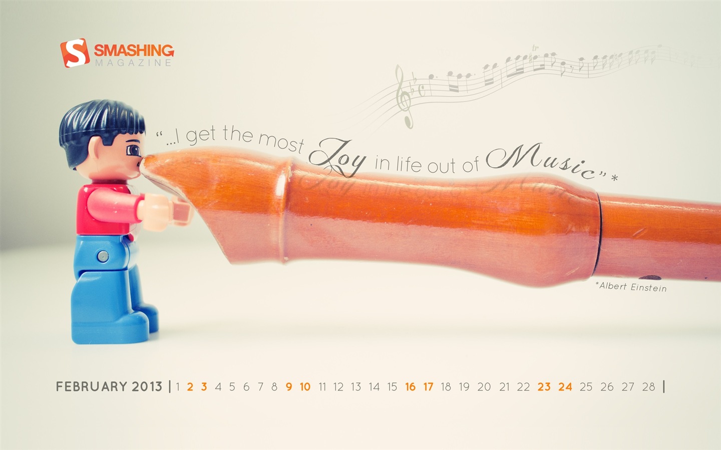2013年2月 月曆壁紙(二) #2 - 1440x900