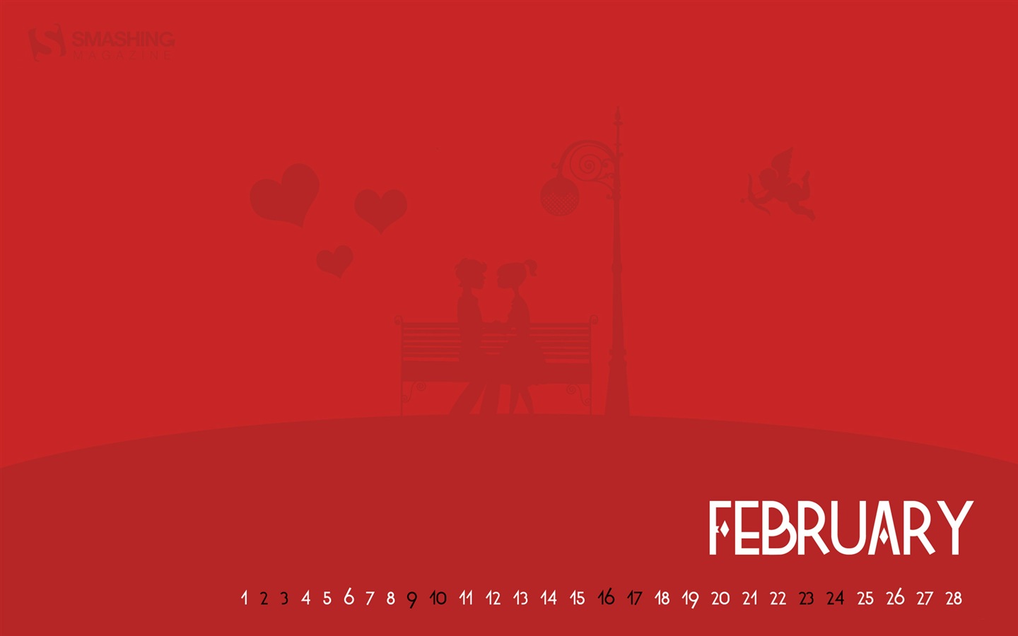 2013年2月 月曆壁紙(二) #13 - 1440x900