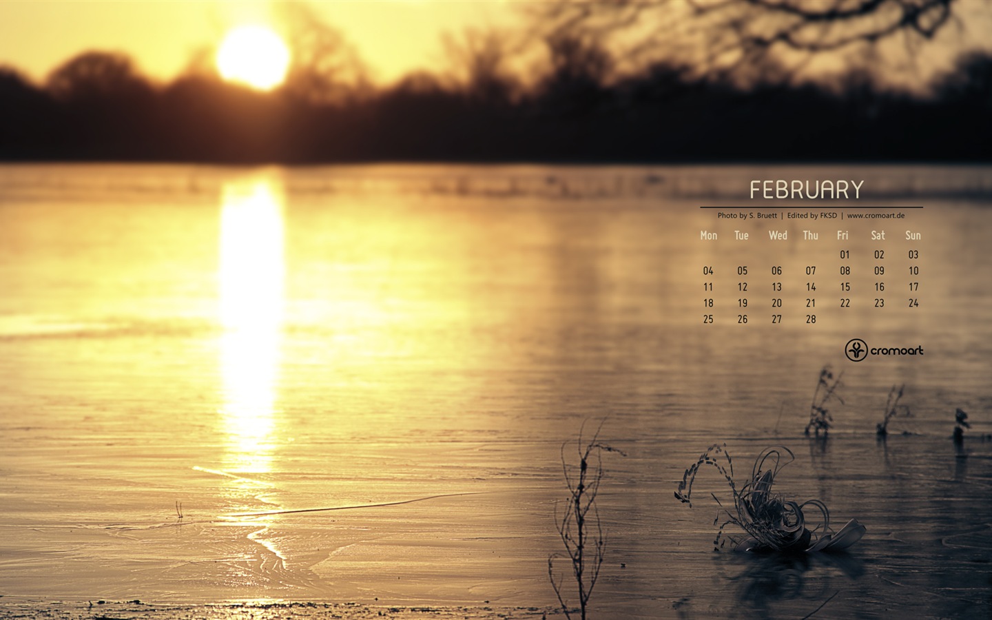 2013年2月 月曆壁紙(二) #20 - 1440x900