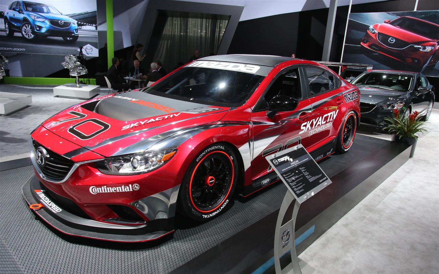 2013 Mazda SKYACTIV-D de 6 coches de carreras HD fondos de pantalla #1 - 1440x900