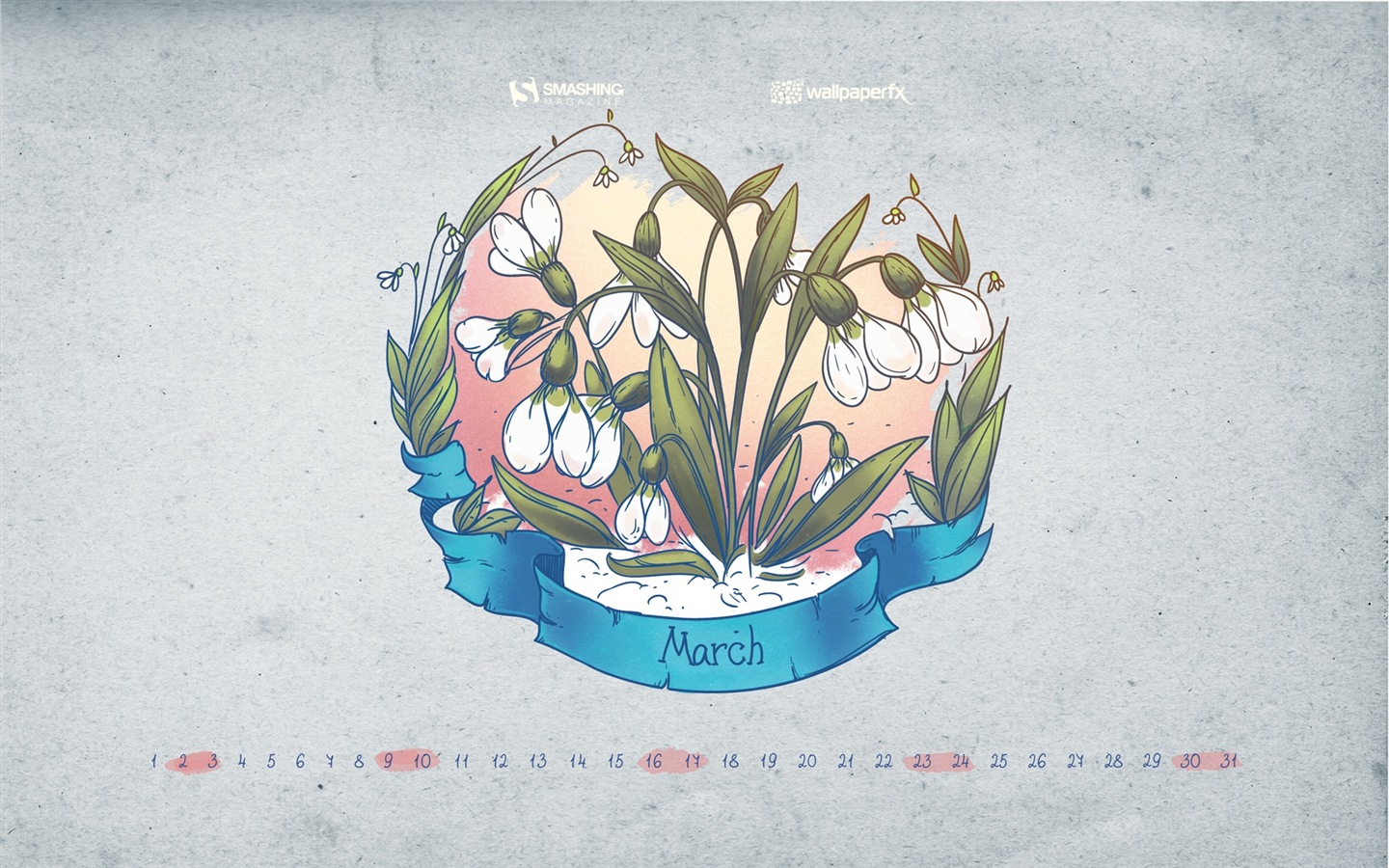 2013年3月 月曆壁紙(二) #11 - 1440x900