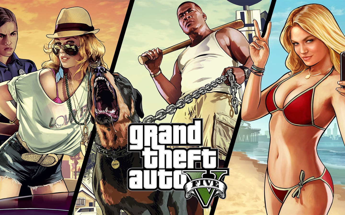 Grand Theft Auto V 俠盜獵車手5 高清遊戲壁紙 #17 - 1440x900
