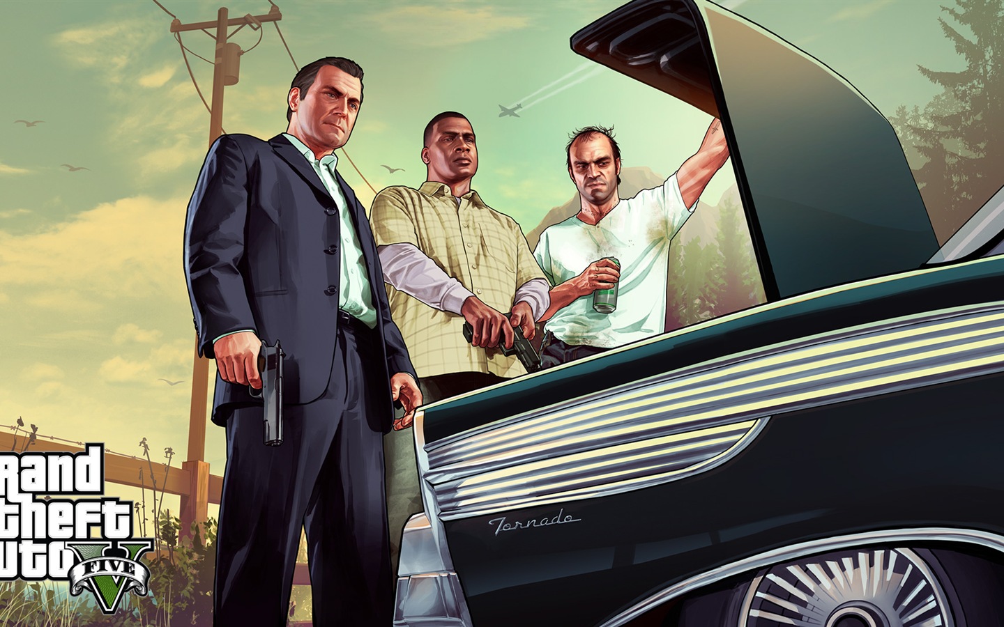 Grand Theft Auto V 侠盗猎车手5 高清游戏壁纸20 - 1440x900